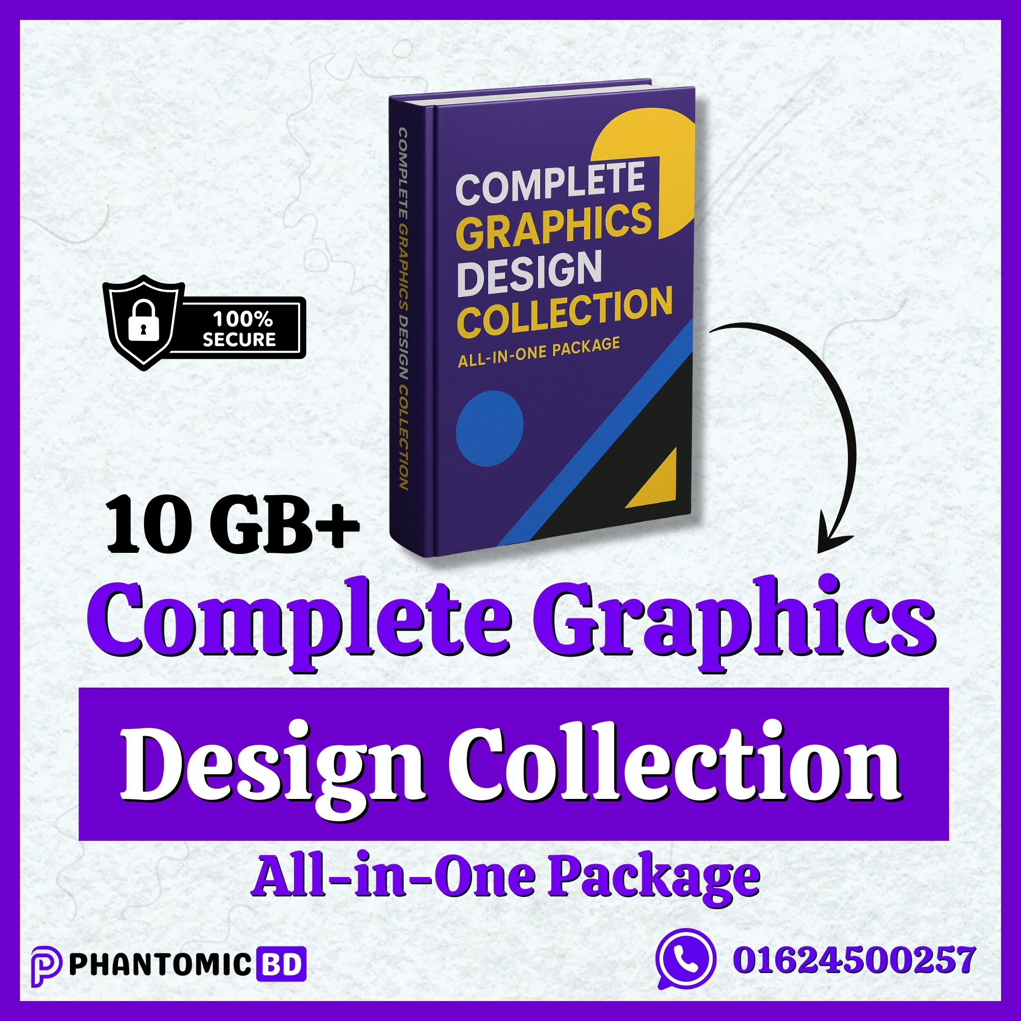 10GB+ Complete Graphics Design Collection – All-in-One Package