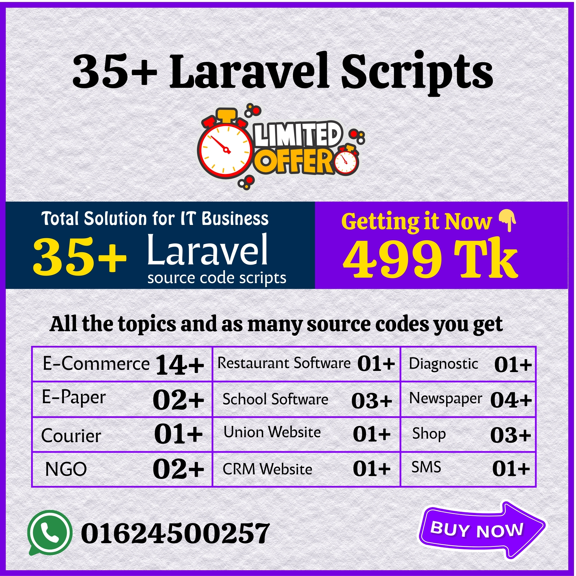 35+ Premium Laravel Source Code Scripts Collection